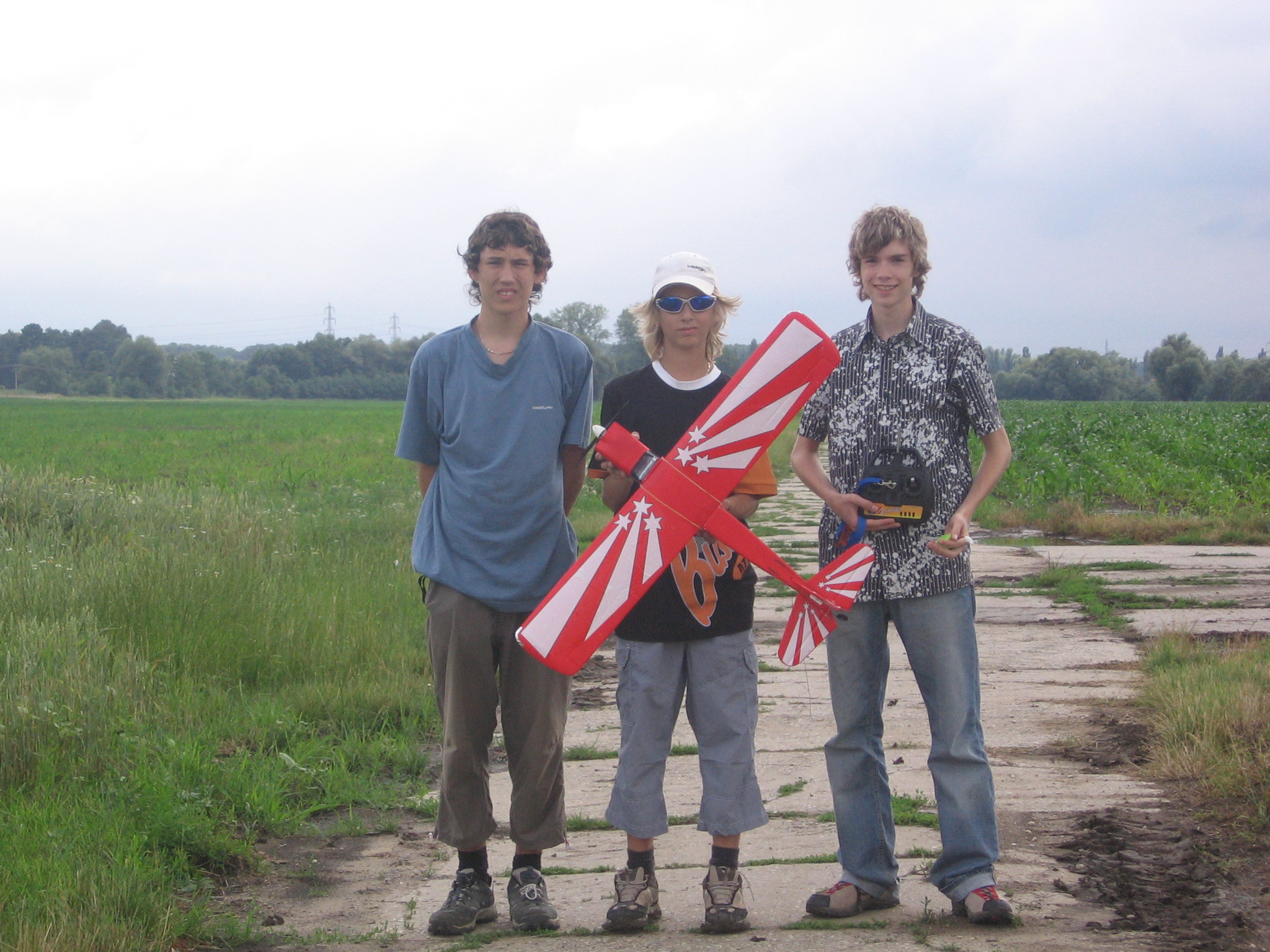 (zleva) Martin, Jirka, Tomáš